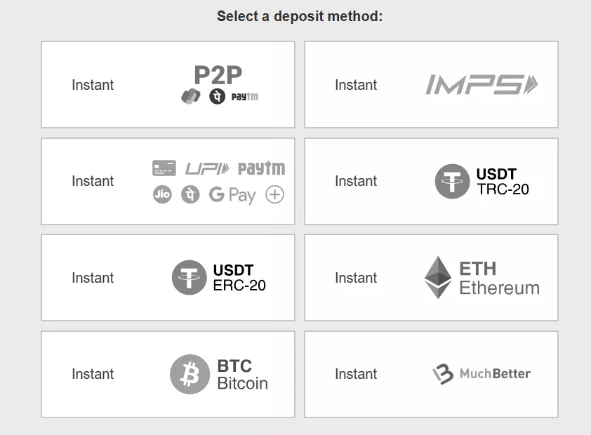 Deposit Methods You get in Play SQR Casino.