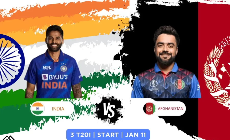 India vs Afghanistan T20 Match Starts From Jan 11.