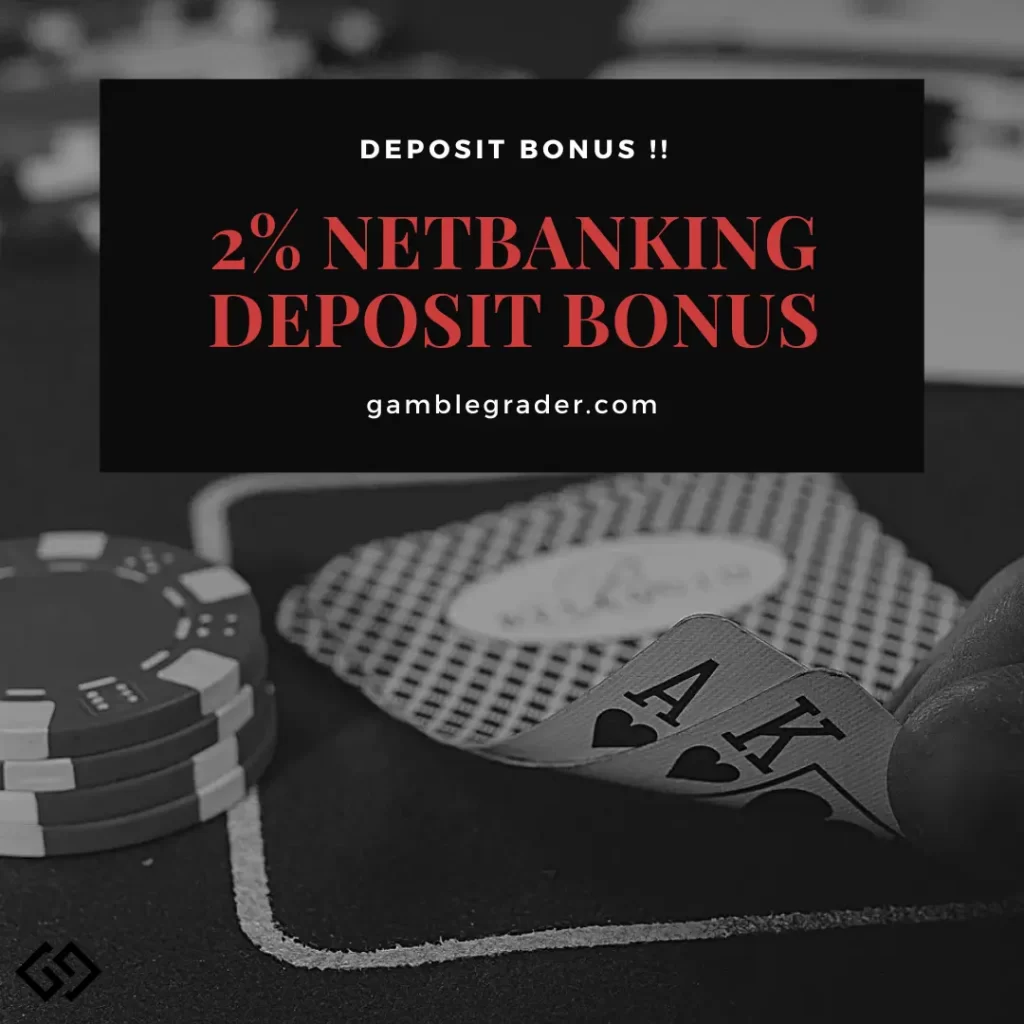 2% Netbanking Bonus for Ace2King Players